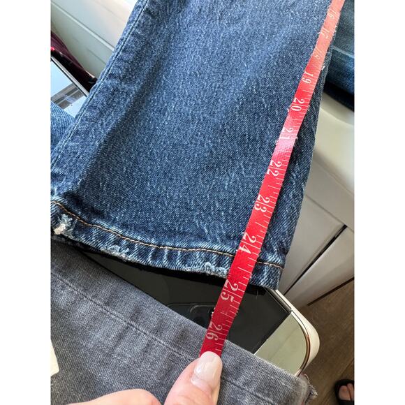 Levi's 501 Premium Original High Rise Ankle Button Fly Jeans Women's Size 29x26 - Picture 8 of 10